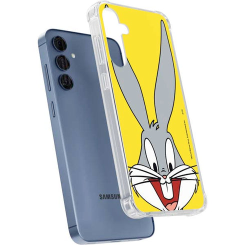 Looney Tunes Bugs Bunny Zoomed In Galaxy A35 5G Clear Case
